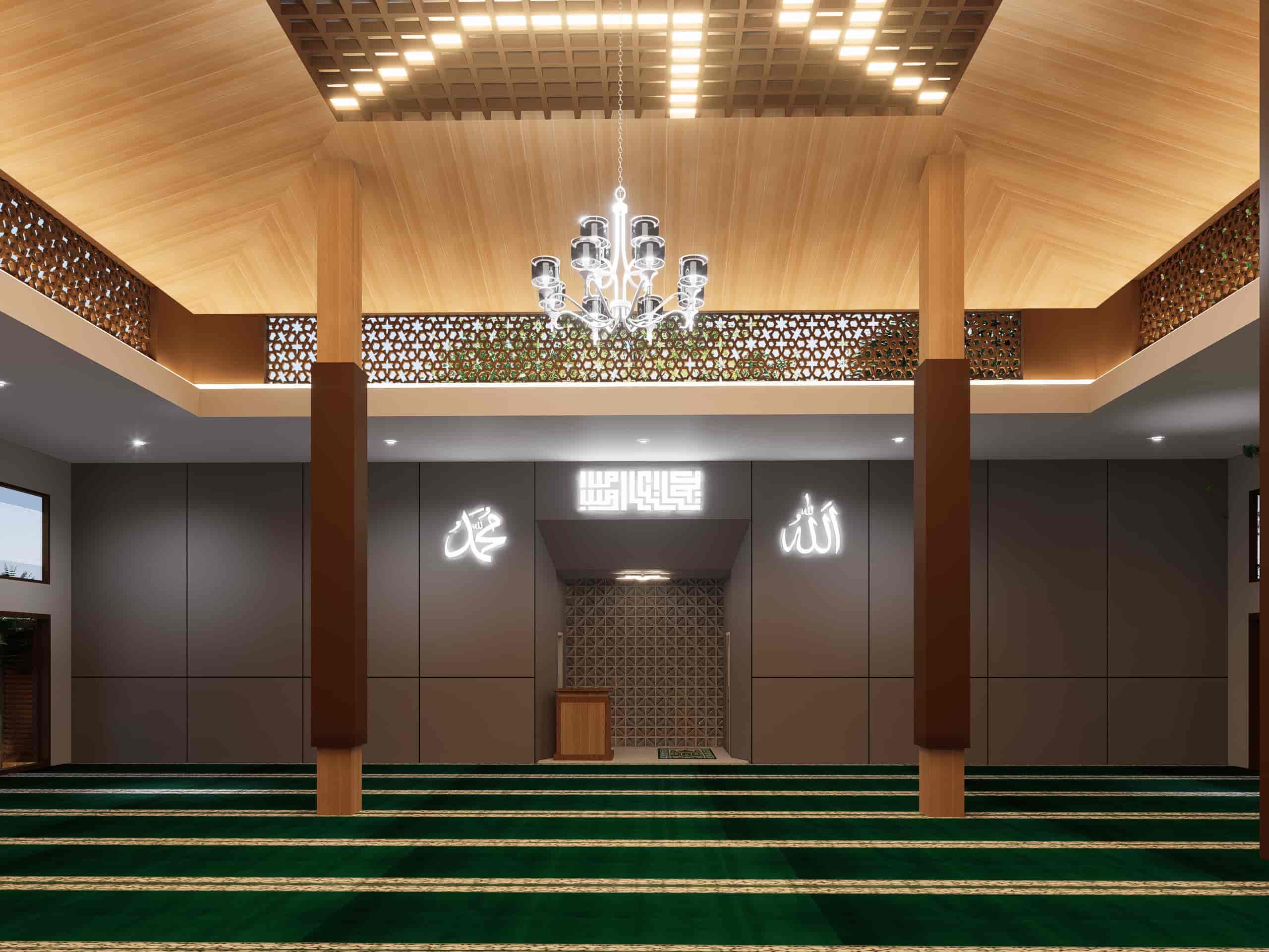 Desain Masjid Minimalis oleh Darawa Studio
